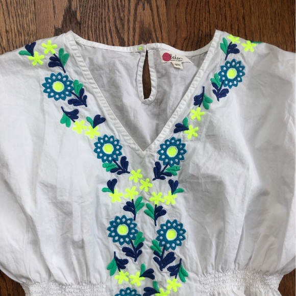 Mini Boden Embroidered Kaftan Coverup 13-14 Years - Picture 7 of 12